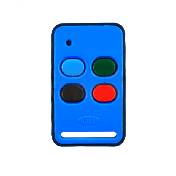 ET Blue 4 Button 434MHz Code Hopping Remote Transmitter