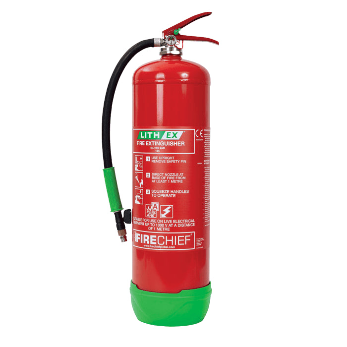 FB 6L Lithium Elec Fire Extinguisher Wall Mount