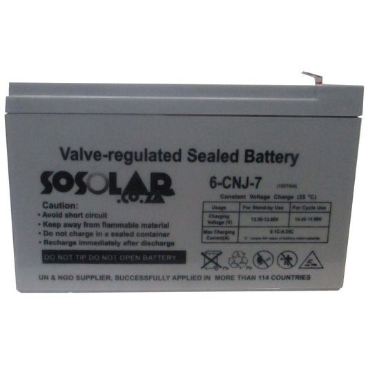 Solarwize 7Ah Gel AGM 84Wh Battery