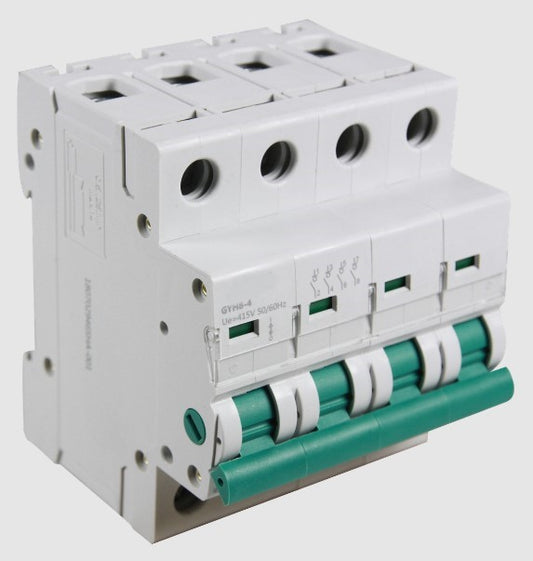 Solarwize 63A DC 4P Circuit Breaker 1000V