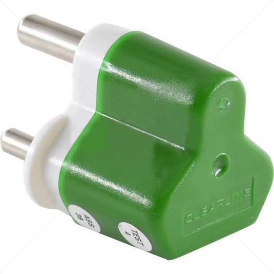 Clearline Mains Protect 16A Std Plug LED (Green)