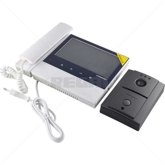 Commax 7-inch LED Touch Button Colour Video Intercom Kit CDV-70NDRC-4L