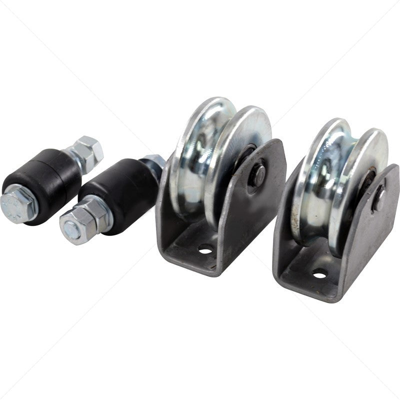 80mm U-Shaped Sliding Gate Wheels Electro-Plated