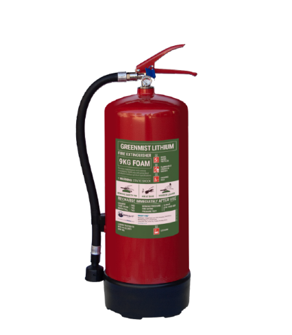 FB 9L Lithium Elec Fire Extinguisher Wall Mount