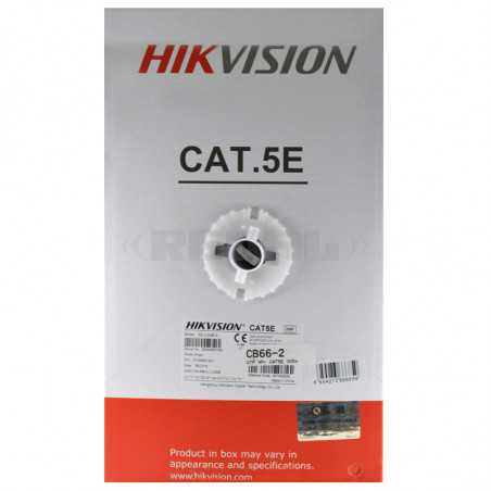 Hikvision 305m UTP CAT5E Cable Roll PVC Sheath