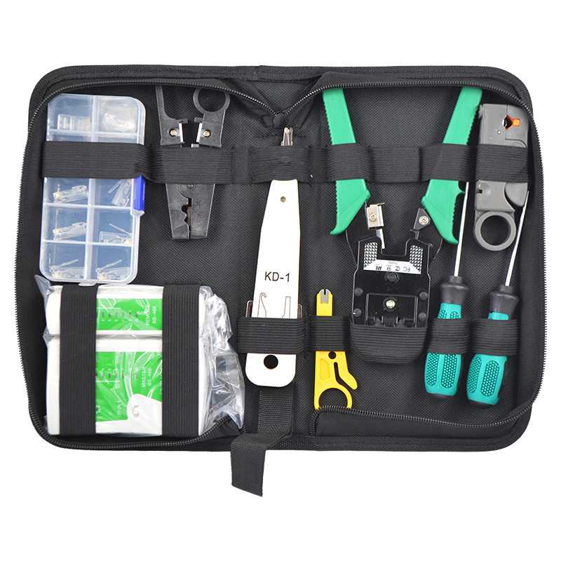 Professional Networking Tools Installation with Cable Tester
