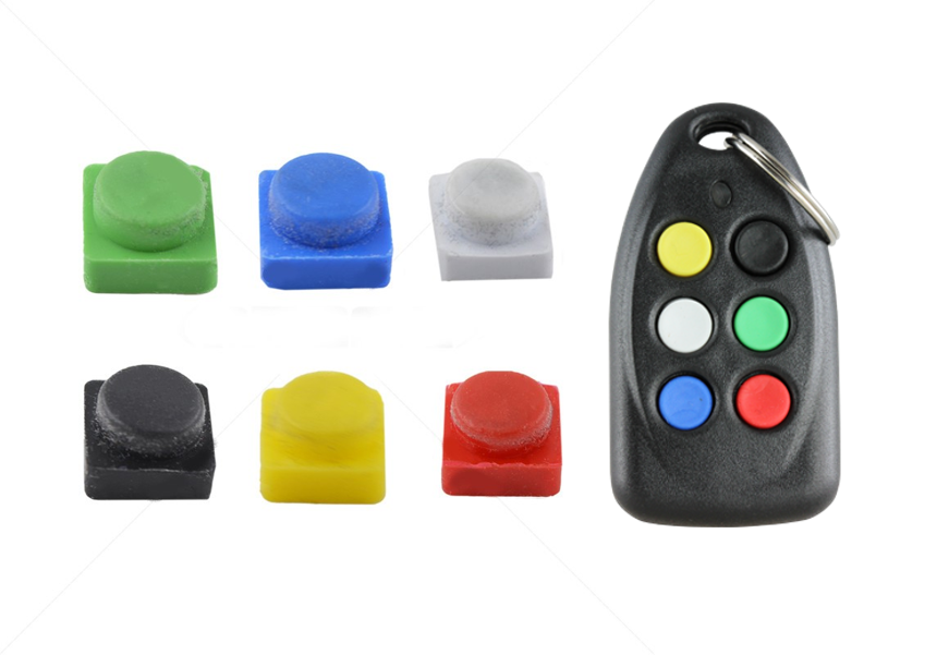 Sherlo 6-Butt Remote Replacement Rubber Buttons