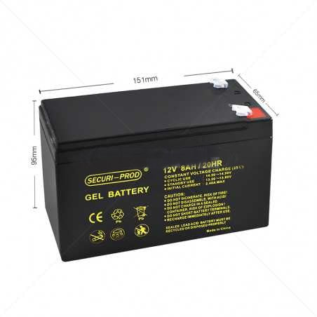 Securi-Prod 12V 8Ah GEL Battery