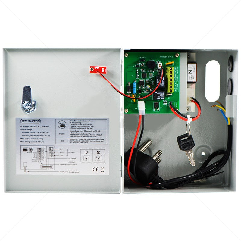 Securi-Prod Power Supply Power Store 13.6VDC 3Amp