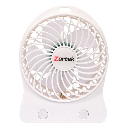 Zartek ZA-101 WHT Breez Portable Rechargeable Mini Fan