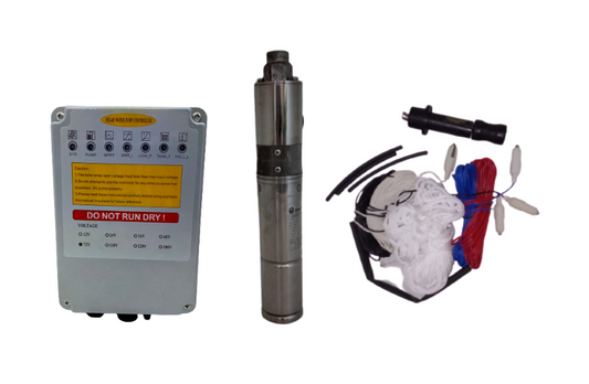 Solarwize Borehole Pump 50m Max Header 1300L/hr  24V 140W