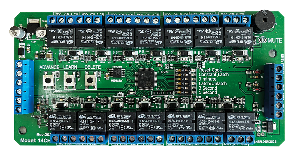 Sherlo 14 Channel Data Receiver Relay Expander Module 64 User