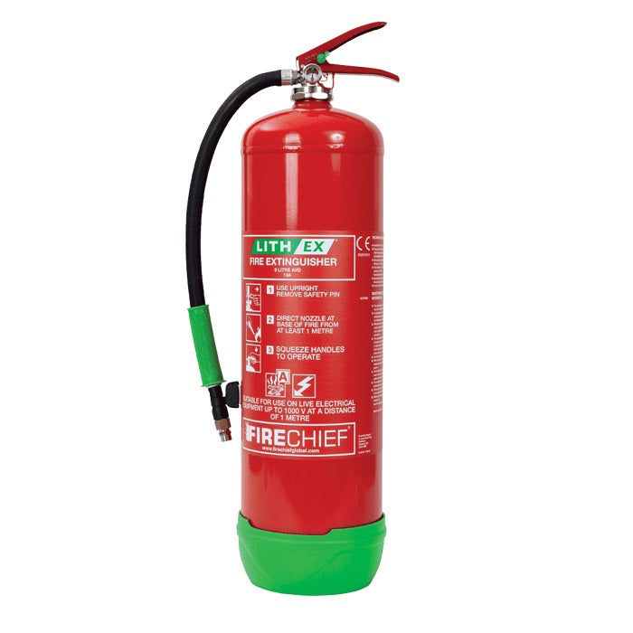 FB 6L Lithium Elec Fire Extinguisher Wall Mount