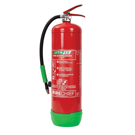 FB 6L Lithium Elec Fire Extinguisher Wall Mount