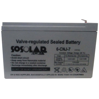 Solarwize 7Ah Gel AGM 84Wh Battery