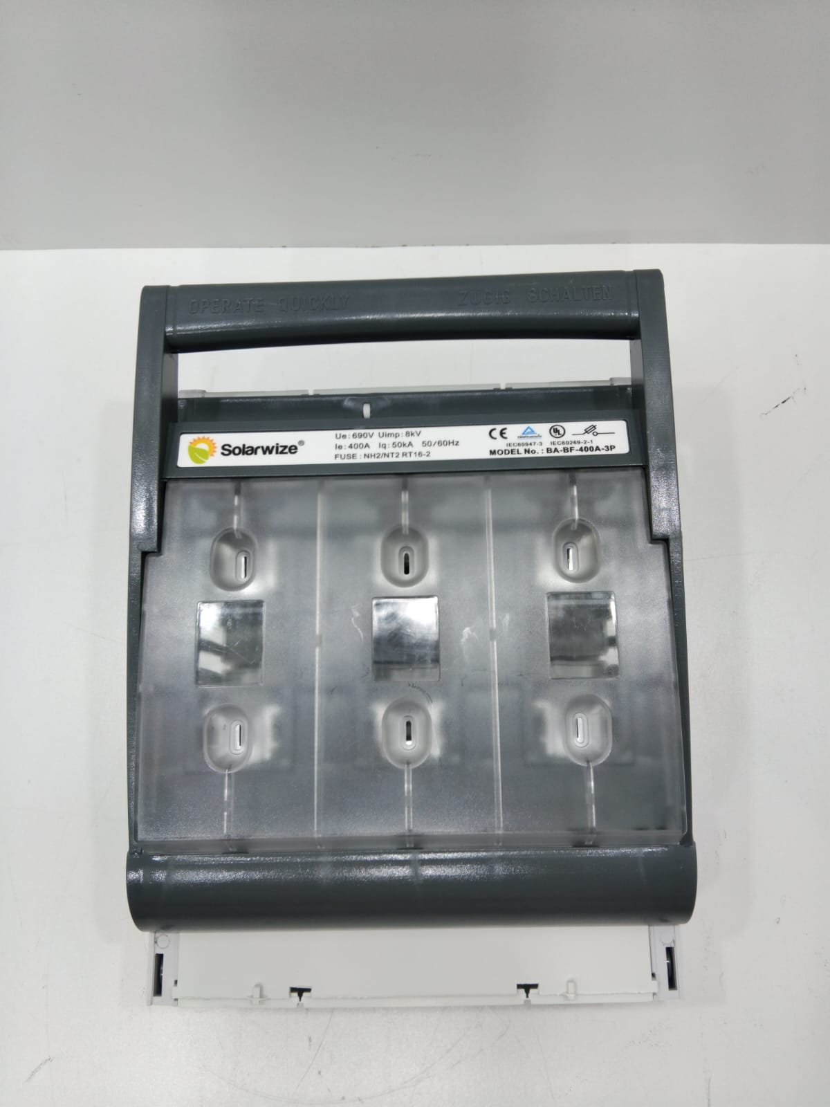 Solarwize 400A 3 Pole Battery Dis-connector Fuse Holder