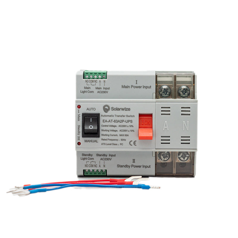 Solarwize Automatic Changeover Switch 2 Pole