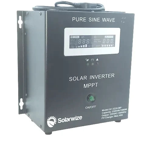Solarwize 2500VA/1800W 24V 40A MPPT Pure Sine Wave Inverter