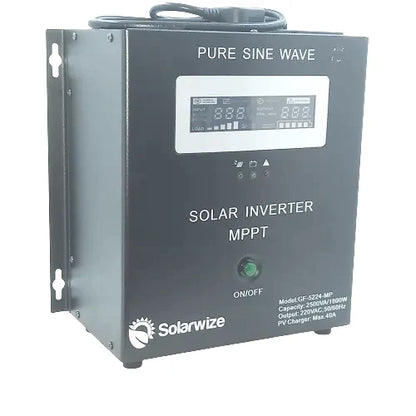 Solarwize 2500VA/1800W 24V 40A MPPT Pure Sine Wave Inverter