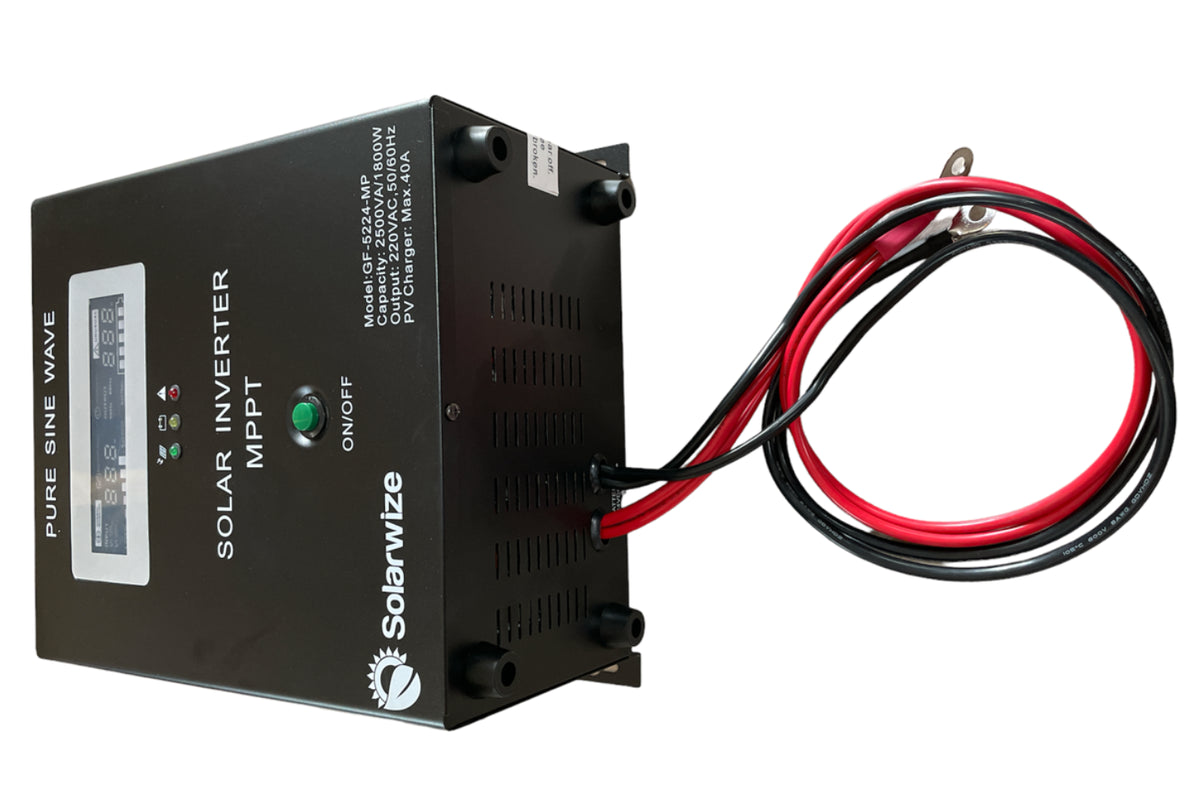 Solarwize 2500VA/1800W 24V 40A MPPT Pure Sine Wave Inverter