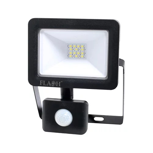 FLASH 10W Daylight LED Floodlight with PIR Motion Sensor