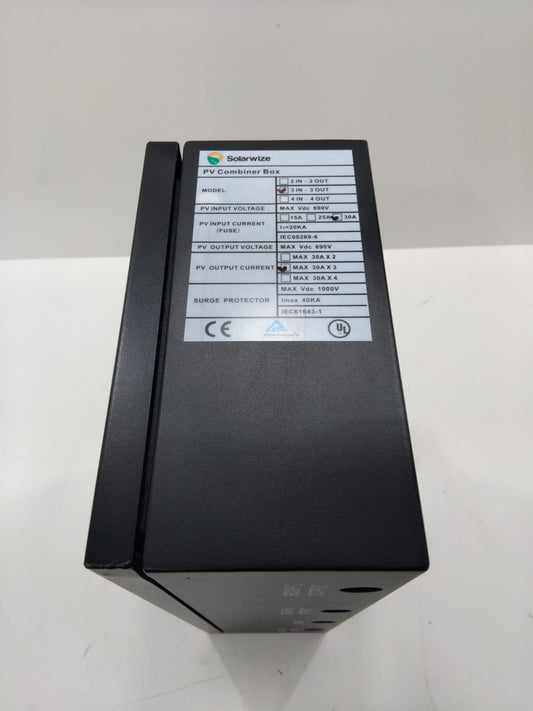 Solarwize 3in-3out PV Solar Metal Combiner Box