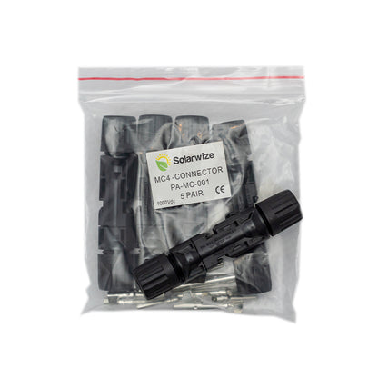 Solarwize MC4 PV Solar Panel Connector Pair