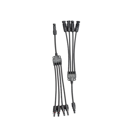 Solarwize 4 Way MC4 PV Solar Panel Y-Connector Cable