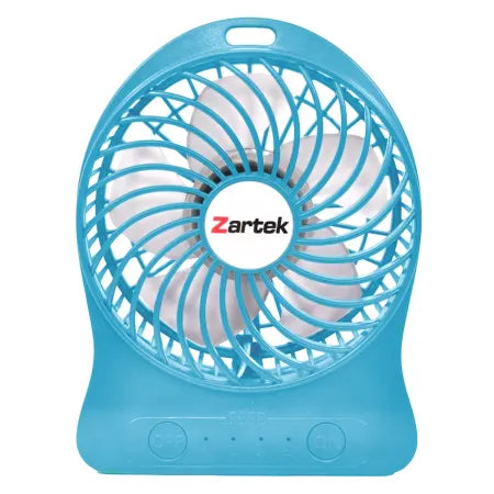 Zartek ZA-101 BLU Breez Portable Rechargeable Mini Fan