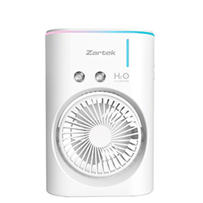 Zartek ZA-144 Solar USB Rechargeable Portable Mist Fan