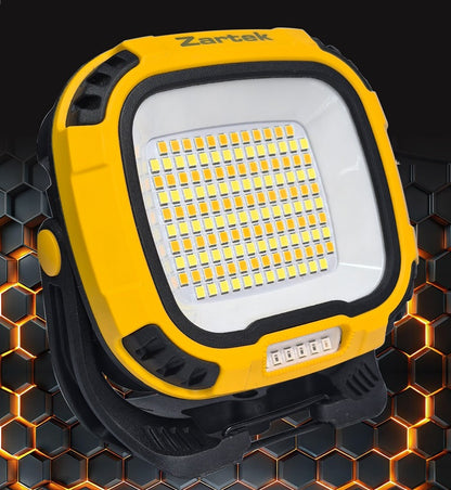 Zartek ZA-843-T 4000L USB Rechargeable LED Worklight with Tripod