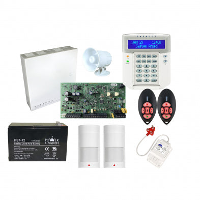 Paradox MG5050 + K32 LCD Keypad + 2xPMD2 Full Alarm Kit PA9526