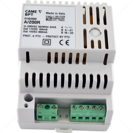 BPT A200R Intercom Power Supply Unit