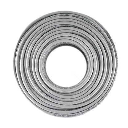 100m CAT6 Solid Cable Copper Indoor Grey