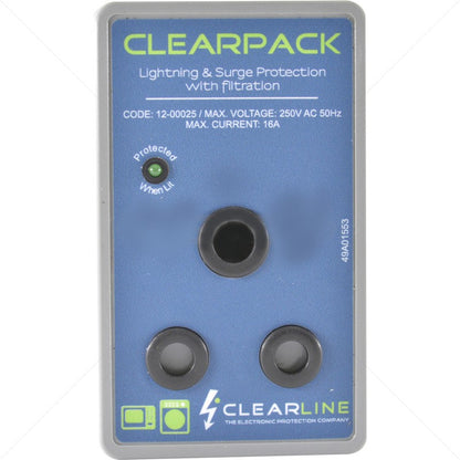 Clearline Mains Surge Protect Socket 16A Plug-in
