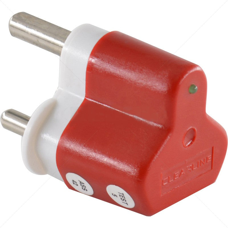 Clearline Mains Protect 16A Dedicated Plug LED (Red)