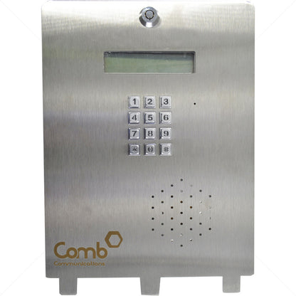 Comb MKII-S GSM Intercom System Front Plate incl Keypad and Display