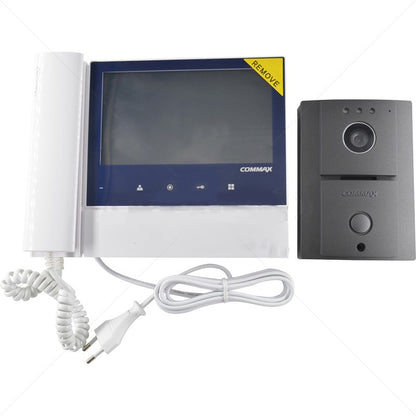 Commax 7-inch LED Touch Button Colour Video Intercom Kit CDV-70NDRC-4L