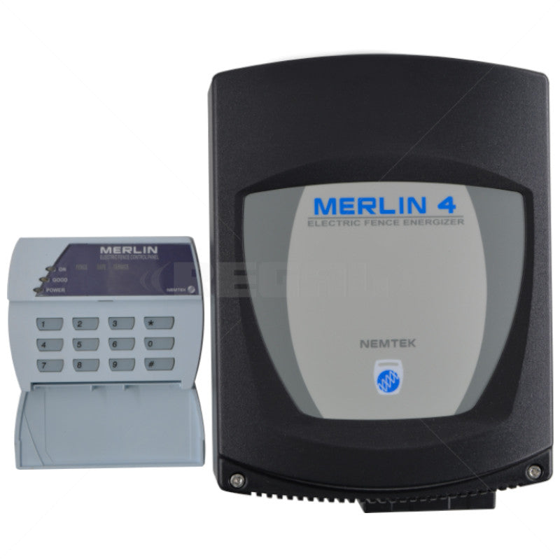 Nemtek Merlin 4 Electric Fence Energizer with Keypad