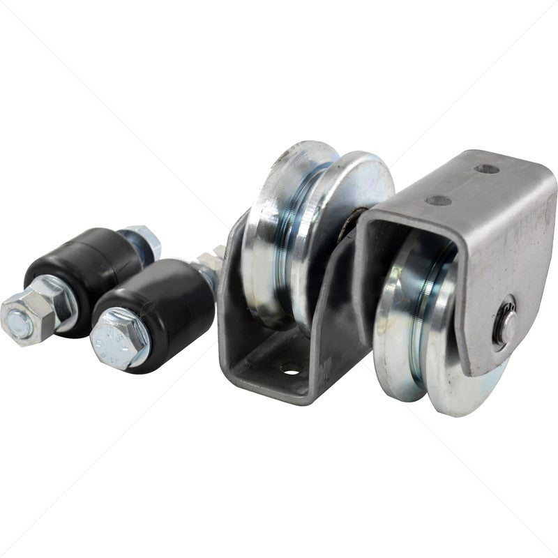80mm V-Shaped Sliding Gate Wheels Electro-Plated
