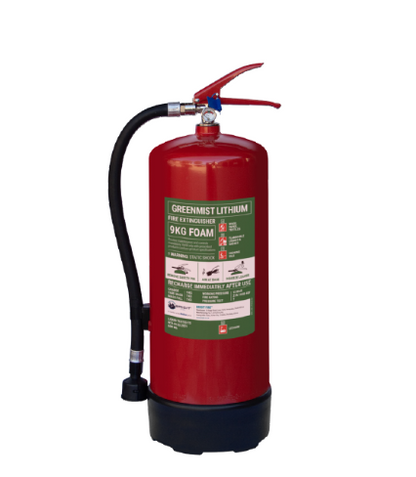 FB 9L Lithium Elec Fire Extinguisher Wall Mount