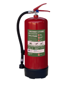 FB 9L Lithium Elec Fire Extinguisher Wall Mount