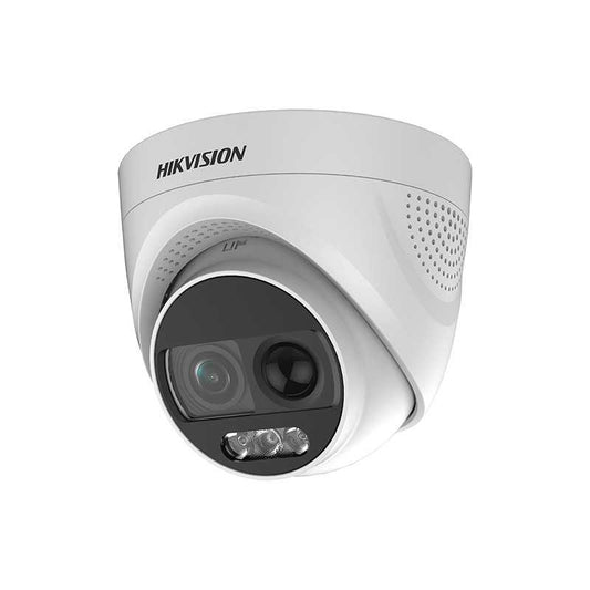 Hikvision 2MP HD-TVI ColorVu Dome Camera with PIR Strobe Siren WL 20m 2.8mm