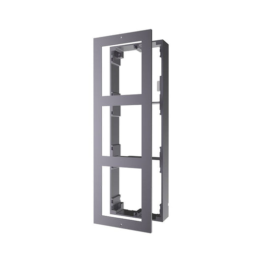 Hikvision Video Intercom  3 Module Gate Station Frame - Surface mount