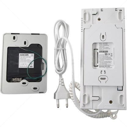 Kocom 220VAC 1-1 Audio Intercom Kit with Metal Gate Station