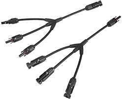 Solarwize 3 Way MC4 PV Solar Panel Y-Connector Cable