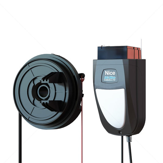 ET Nice DC Blue Absolute Roll-Up Garage Door Motor Kit incl C/Weight