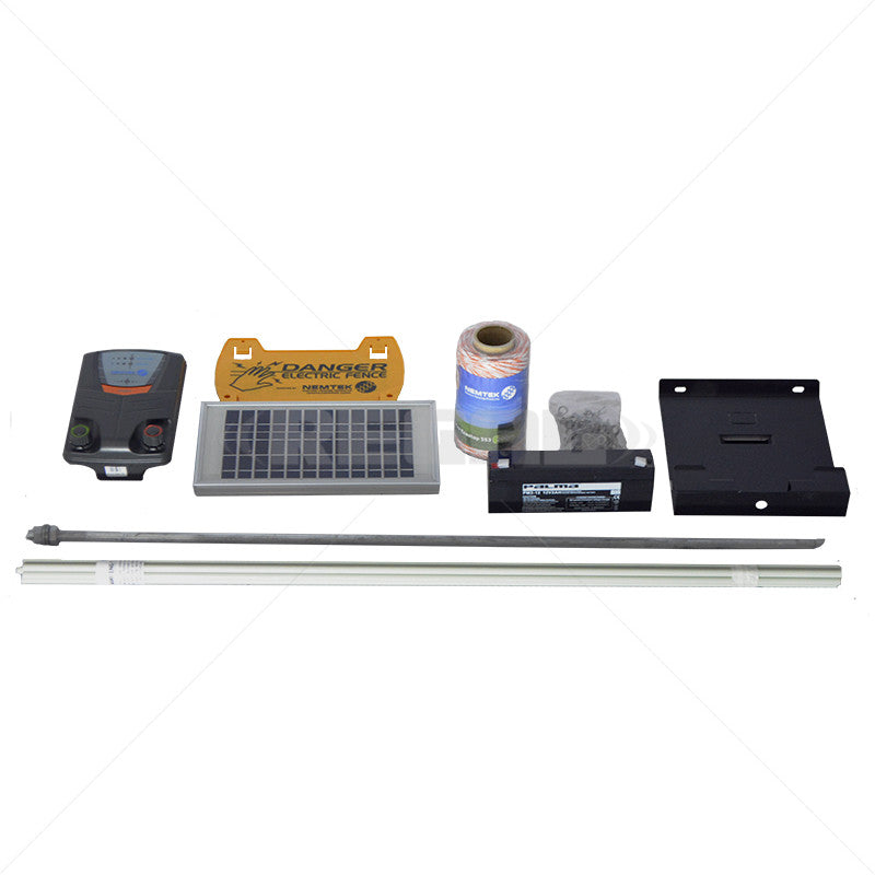 Nemtek Petstop Solar Powered Pet-friendly Electric Fence Kit