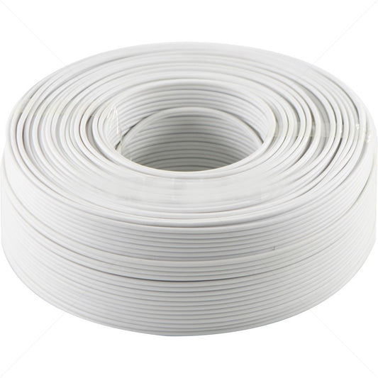 Ripcord - 0.5mm White 100m BC Stranded