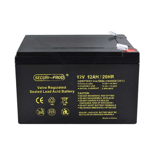 Securi-Prod 12V 12Ah Lead Acid Battery